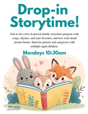 Drop-In Storytime! Drop-In Storytime!